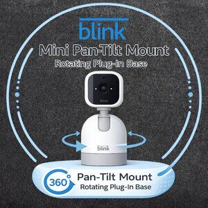 Blink Mini Pan-Tilt Mount Rotating Plug-In Base White B08Z6MHCBW